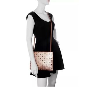 MCM Rose Gold Crossbody Pouch Bag ~ Like New